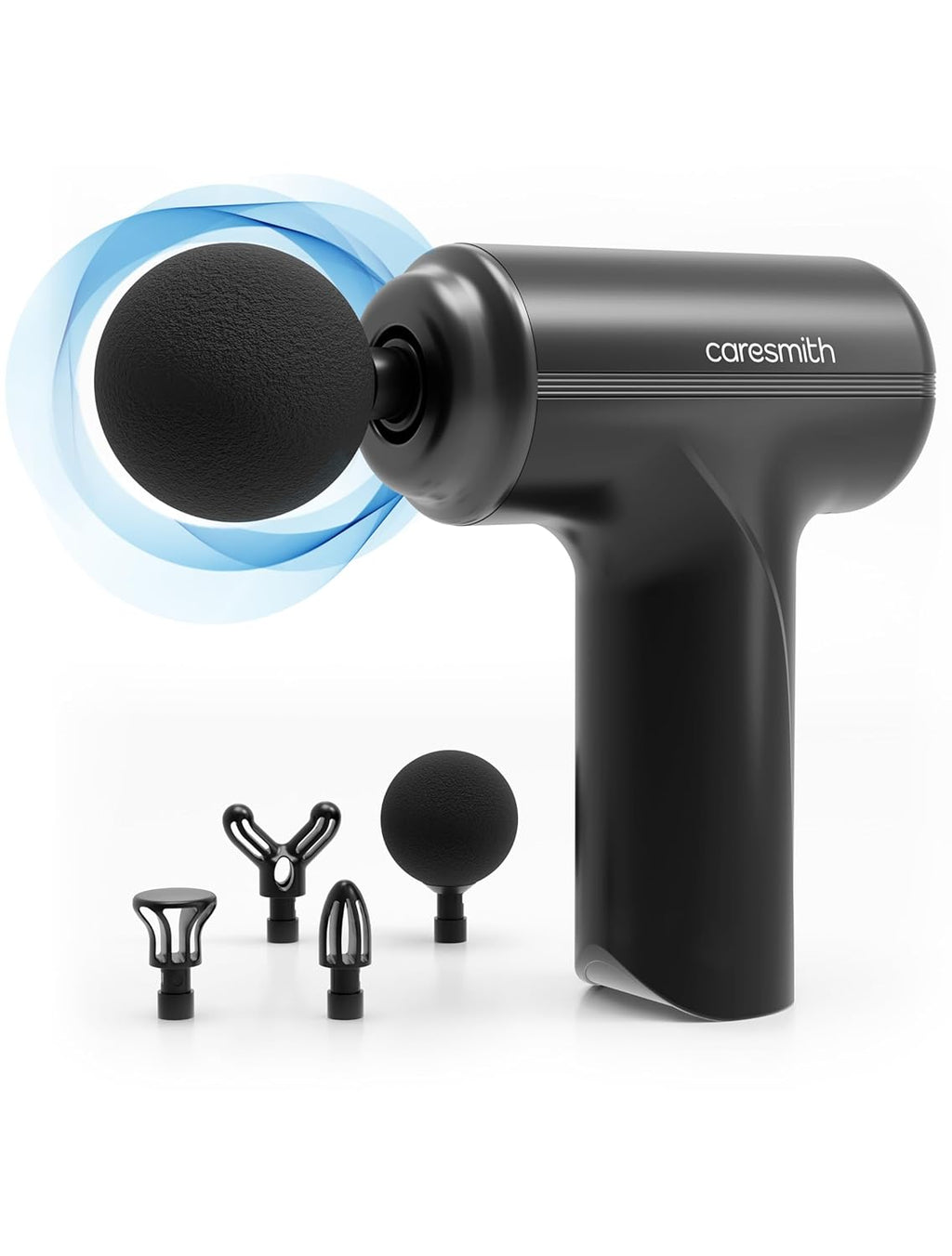 Massager Gun For Full Body Massager [4 Headsl] 6 Speed Mode Massager for Full Body Pain Relief, Muscle Relaxation of Neck, Shoulder, Back, Foot for Men & Women, Black.